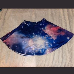 Galaxy circle skirt